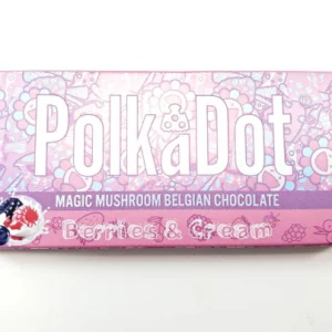 Polka Dot Chocolate Bars - Berries and Cream