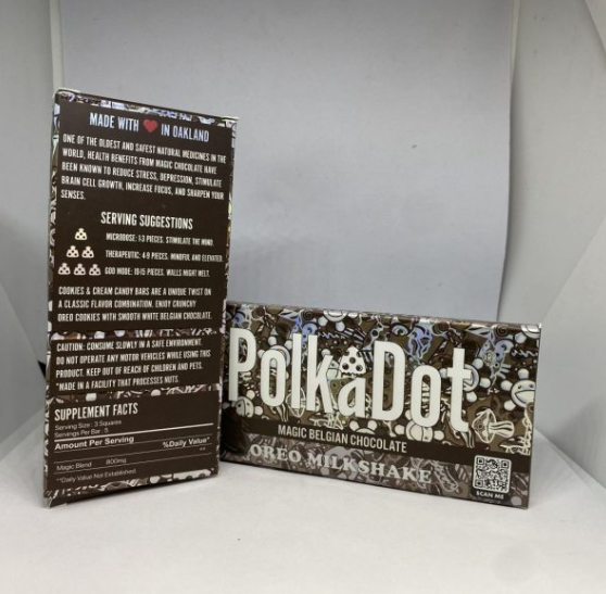 Polka Dot Shroom Bars - Oreo Milk Shake